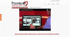 Desktop Screenshot of premierdigitalmarketers.com